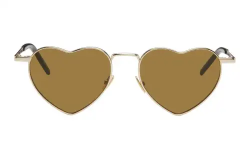 SAINT LAURENT Eyewear LouLou Heart Shape Frame Sunglasses