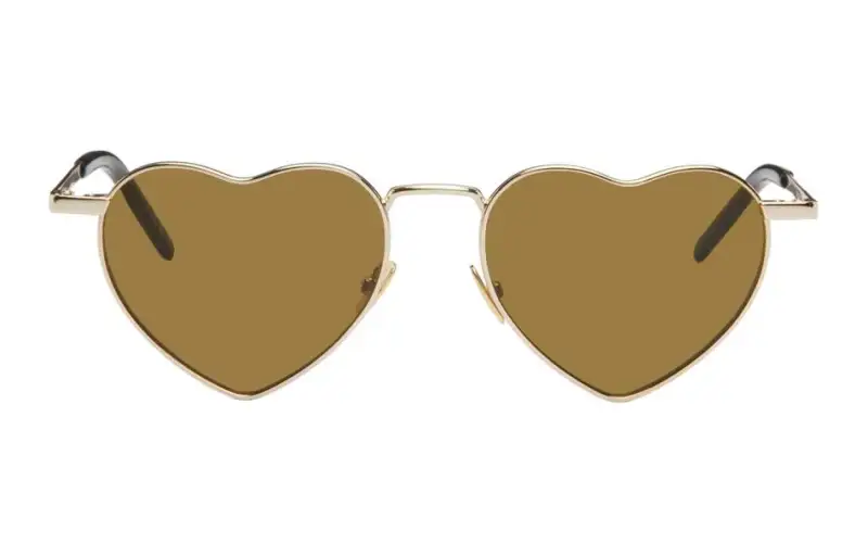 SAINT LAURENT Eyewear LouLou Heart Shape Frame Sunglasses