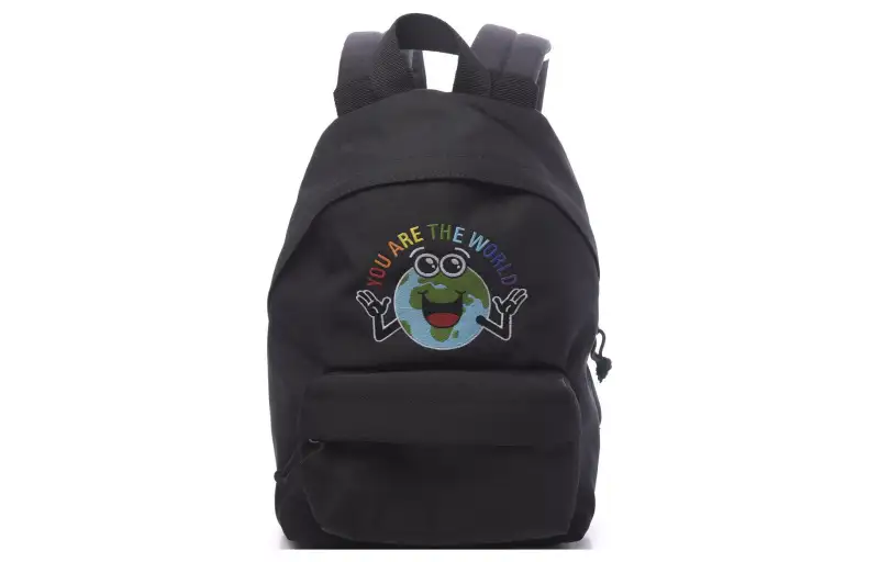 Balenciaga Nylon Backpack Unisex Black