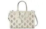 GUCCI Ophidia Leather Tote Bag, Shopping Bag, Handbag Small Women's Ecru