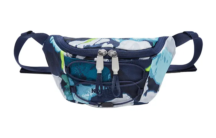 THE NORTH FACE 2.2L One Shoulder Crossbody Fanny Pack Outdoor Bag Fabric Blue Unisex