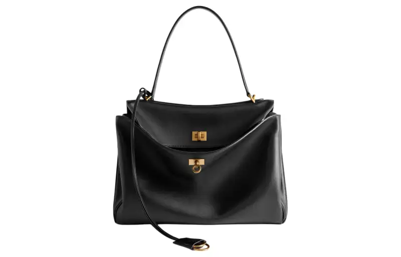 Balenciaga Rodeo Medium Handbag Black