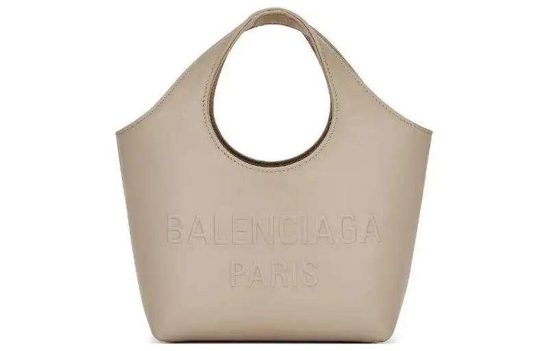 Balenciaga Mary Kate Calfskin Tote Bag, Shopping Bag, Handbag Extra Small Women's Umber