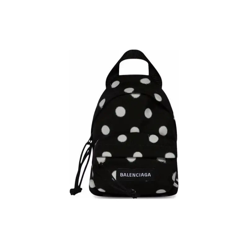 Balenciaga Nylon Backpack Mini Unisex Black