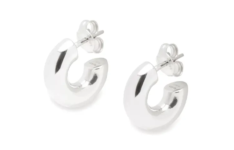 LOEWE 925 Sterling Silver Earrings Women's
