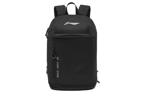 Li Ning Polyester Sports Backpack Unisex Black