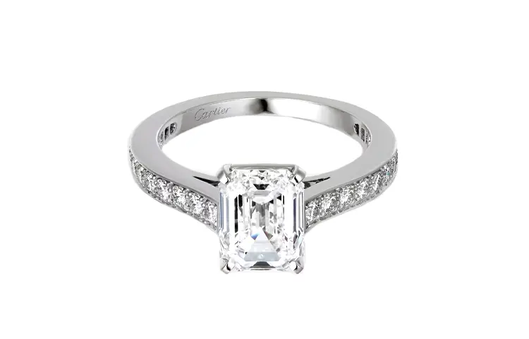 CARTIER DESTINÉE 18K Gold Diamond Rings Unisex