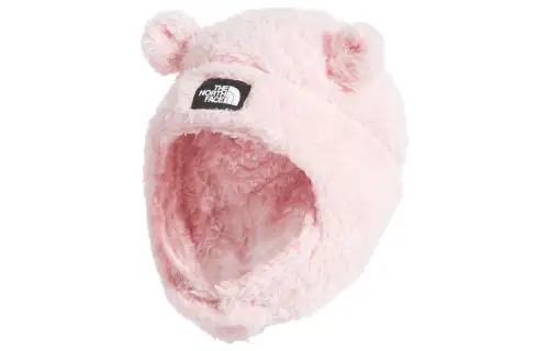The north face, keep warm woolen children's hat, with little bears