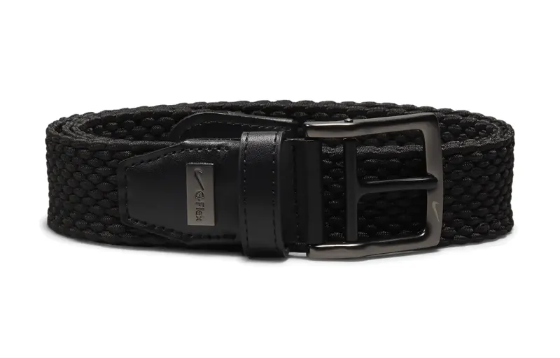 Nike Woven Stretch Pin Buckle Belts Unisex Black