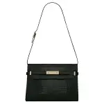 SAINT LAURENT Manhattan Leather Crossbody Bag, Shoulder Bag Women's Dark Green