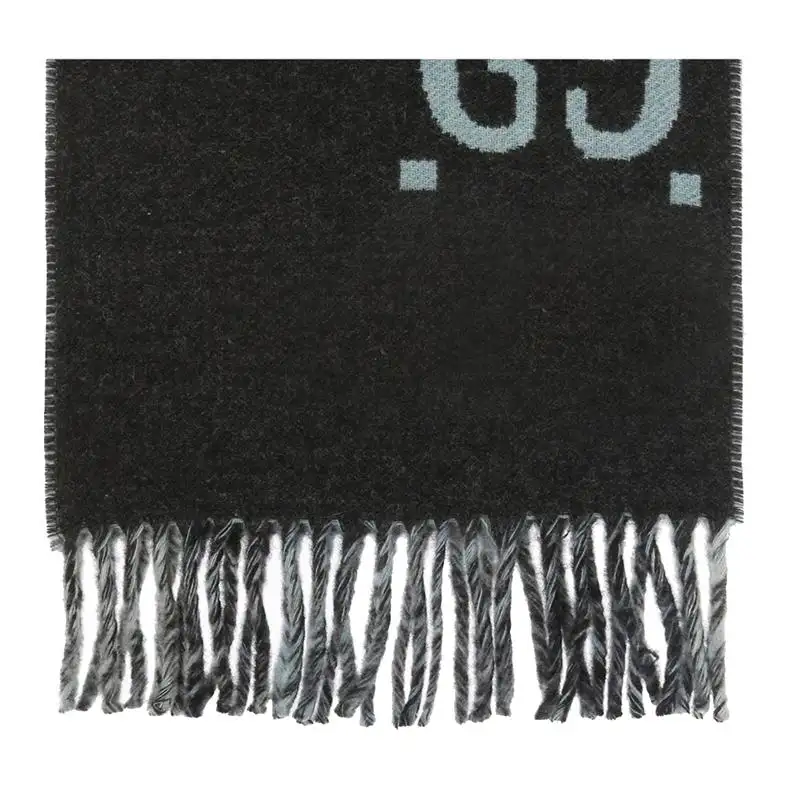 GUCCI Knit Scarves Men's Black