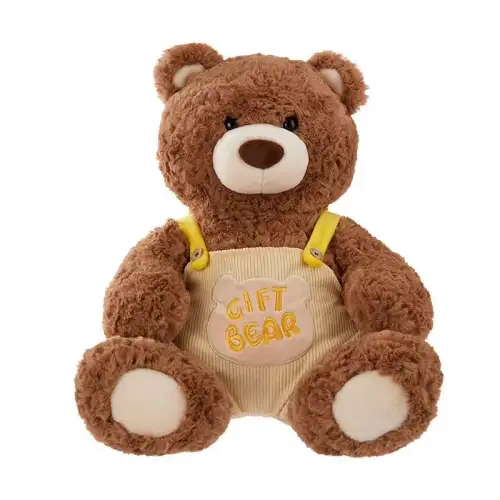 Overall, cute posture corrector, soft appeases plush doll, with little bears
