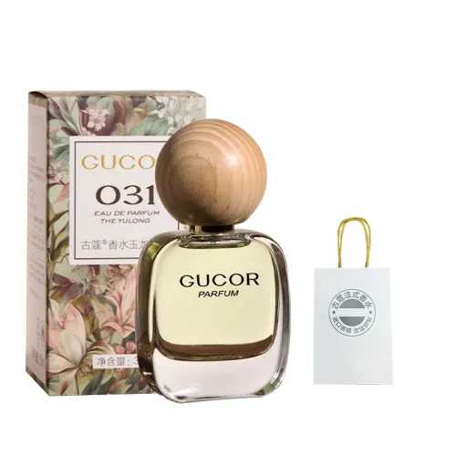Dragon-shaped decoration, mountain oolong tea, wooden small design perfume with a light fragrance strongly flavoured, tea flavour, long lasting light fragrance, high-quality style, 30 ml