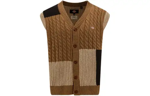 Dickies Vests Men's Brown V Neck Moderate Other