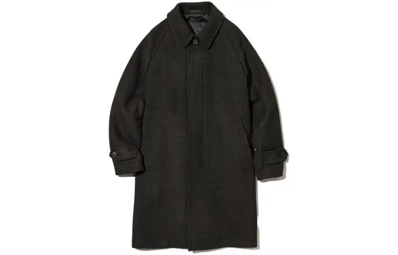UNIQLO Coats Unisex Brown Black
