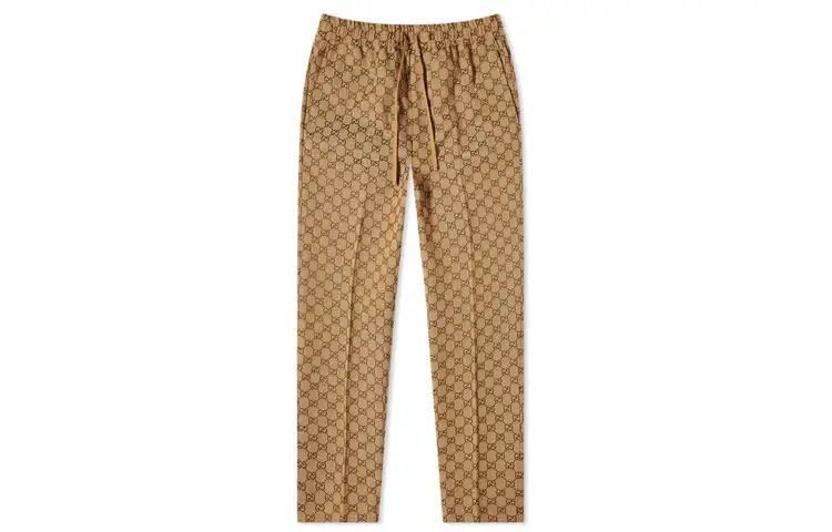 Gucci Gg canvas track bottoms