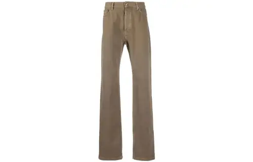 Balenciaga Jeans Men's Khaki Moderate Straight Fit Pants