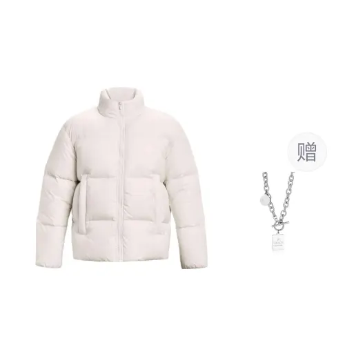 Under Armour Down Jacket Unisex White, Comes With Necklace