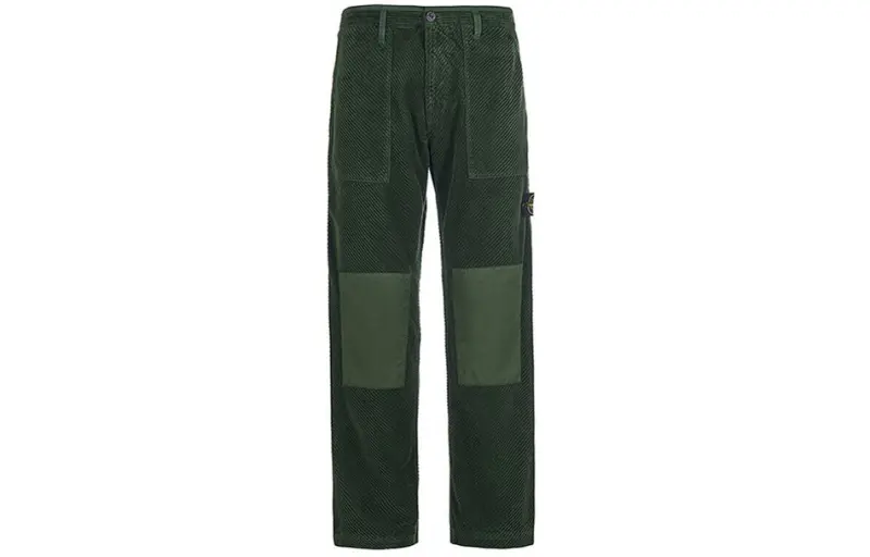 STONE ISLAND Cargo Pants Men's Olive