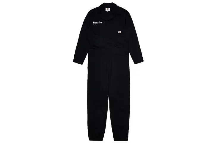 Dickies Jumpsuits Men's Black Lapel Moderate