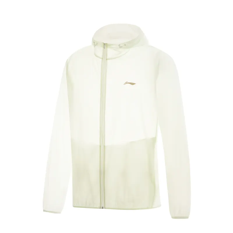 Li Ning Fitness Series Breathable And Quick Dry Waterproof UV Protection Sun Protection Clothing Men's Ivory