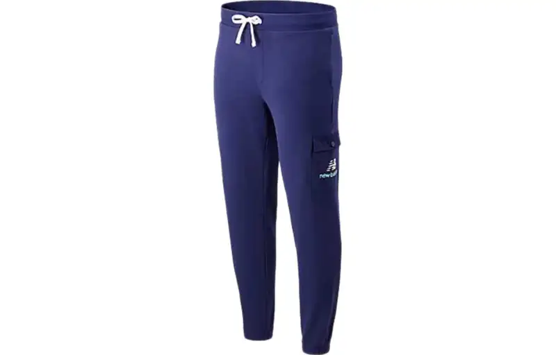New Balance Casual Pants Men's Marine Blue Moderate Cuffed Pants
