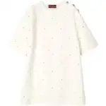 GUCCI T Shirts Women's Ivory Crew Neck Moderate Straight Fit
