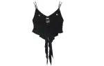 LOEWE Crop Tops Women's Black Moderate Straight Fit
