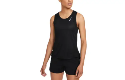 Nike Tank Tops Women's Black Straight Fit