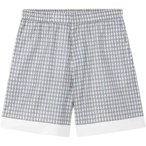 COS Casual Shorts Men's White/Gray