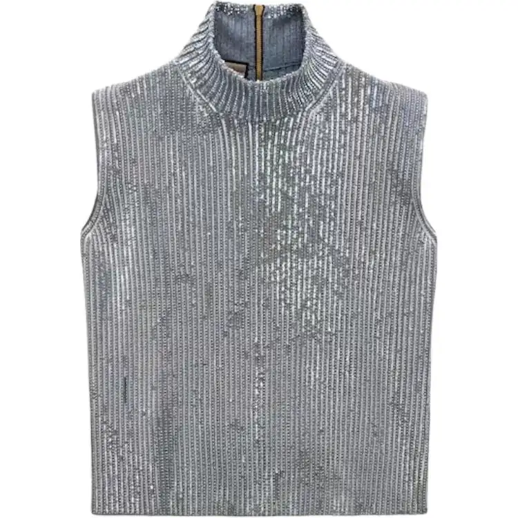GUCCI FW23 Tank Top Women's Silver