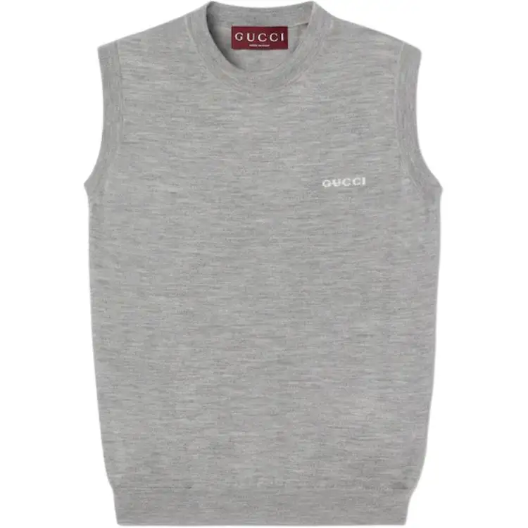 GUCCI Cashmere Silk Sleeveless Top