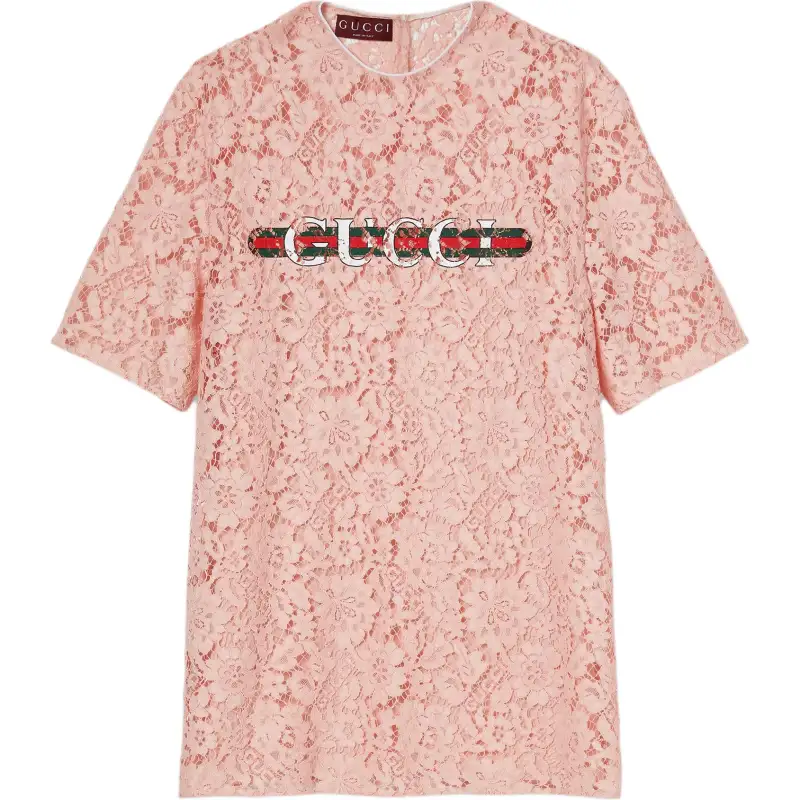 GUCCI T Shirts Women's Pink Crew Neck