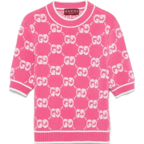 GUCCI Gg Jacquard Knitted Top