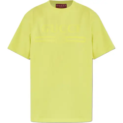 GUCCI T Shirt Women's Yellow Green