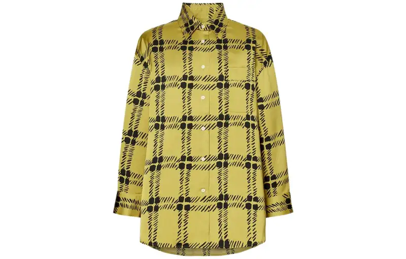 UNIQLO X Marni Women's Oversized L/S Shirt Mustard