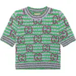 【Previous Season】GG striped-knit top