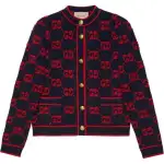【Previous Season】GG jacquard wool bouclé cardigan