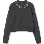 GUCCI Embellished Crewneck Knit Jumper
