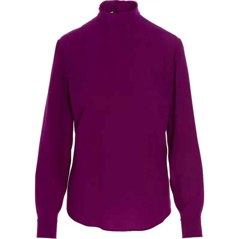 GUCCI Highneck Buttoned Blouse