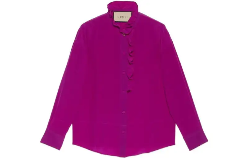 【Previous Season】ruffled silk blouse