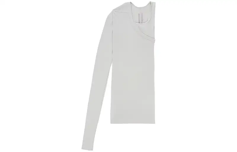 RICK OWENS T Shirts Women's Pearl White Boat Neck Moderate Other