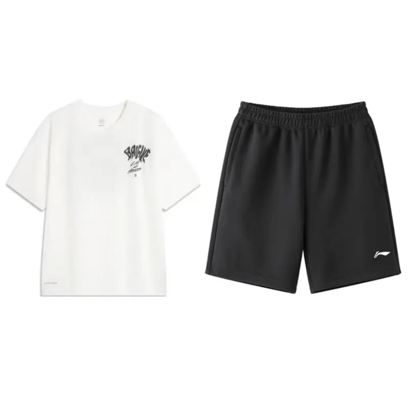 Li Ning Casual Sportswear Men's Crew Neck Moderate