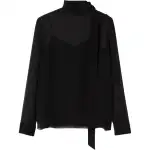 GUCCI Layered Sheer Detailed Blouse