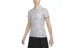Nike Polo Shirts Women's White Polo Collar Moderate Straight Fit