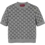 GUCCI T Shirts Women's Gray Crew Neck Moderate Other
