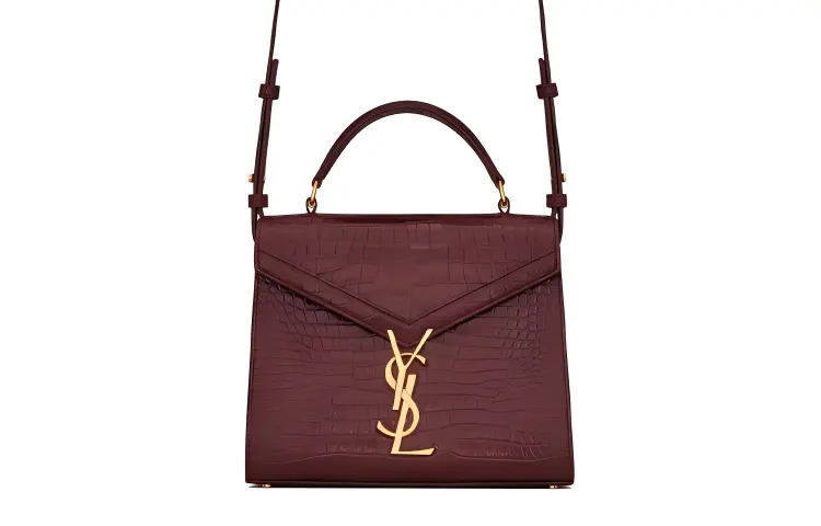SAINT LAURENT Cow Leather, Leather Shoulder Bag, Crossbody Bag, Handbag Mini Women's Red