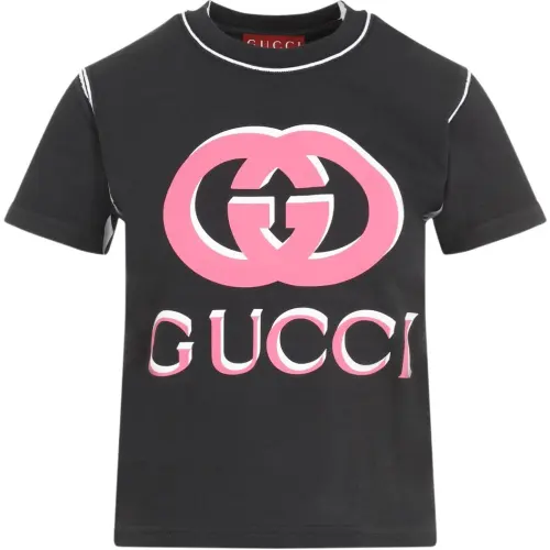 Gucci Logo Printed Crewneck T-Shirt