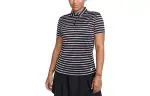 Nike Polo Shirts Women's Black Polo Collar Moderate Straight Fit