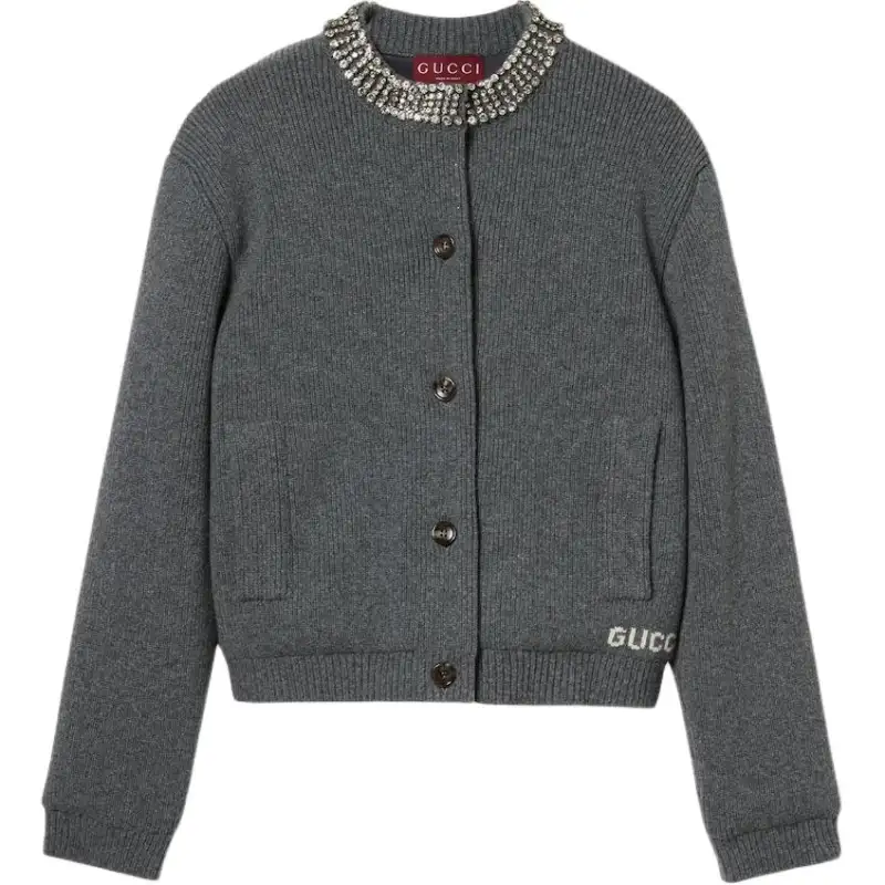 GUCCI Padded Rib Cardigan